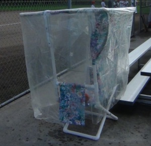 Covered Baseball Chair